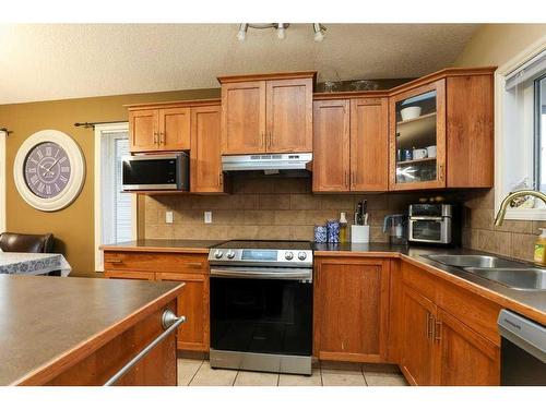 203 Grand River Boulevard West, Lethbridge, AB - Indoor Photo Showing Kitchen With Double Sink