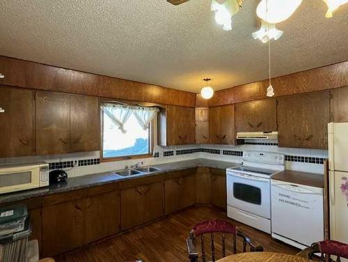 615 6 Street North, Vauxhall, AB - Indoor Photo Showing Kitchen With Double Sink