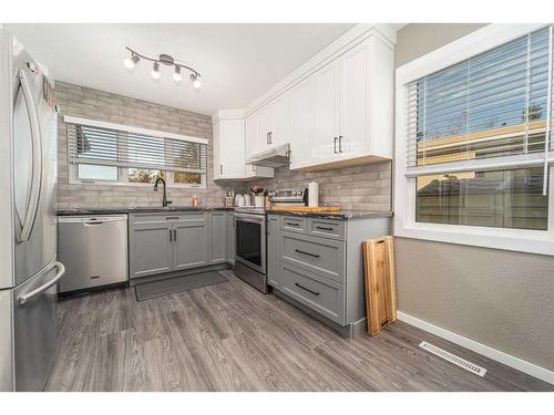 1501 Aspen Place South, Lethbridge, AB - Indoor Photo Showing Kitchen With Stainless Steel Kitchen