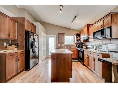 133 Dorothy Gentleman Crescent North, Lethbridge, AB - Indoor Photo Showing Kitchen With Double Sink