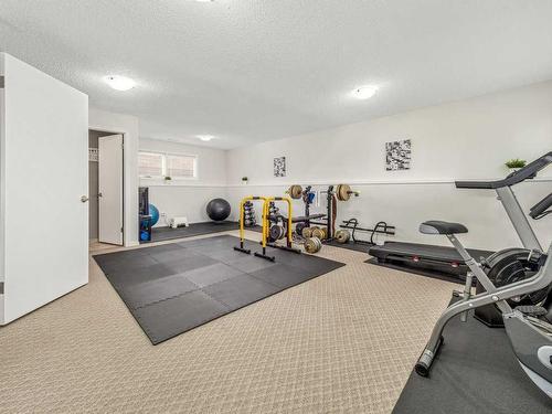 88 Erminedale Boulevard North, Lethbridge, AB - Indoor Photo Showing Gym Room