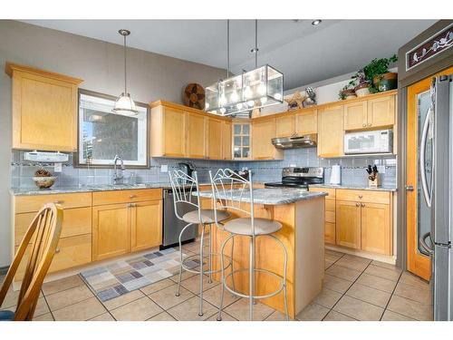 51 Sunrise Circle Sw, Medicine Hat, AB - Indoor Photo Showing Kitchen With Stainless Steel Kitchen