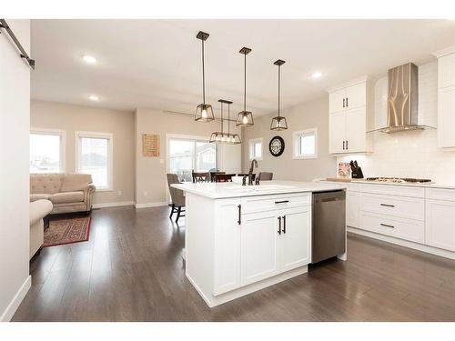 601 Bluebell Bay West, Lethbridge, AB - Indoor Photo Showing Kitchen With Upgraded Kitchen