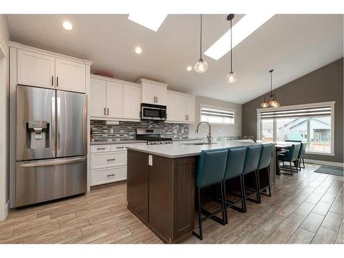 2413 Aspen Drive, Coaldale, AB - Indoor Photo Showing Kitchen With Upgraded Kitchen