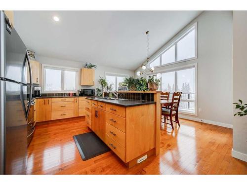 #5-5302 19Th Avenue, Coleman, AB - Indoor Photo Showing Kitchen With Double Sink