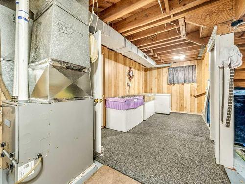 107 9 Street North, Vauxhall, AB - Indoor Photo Showing Basement