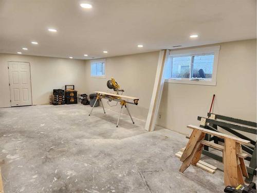 502 Centennial Avenue, Nobleford, AB - Indoor Photo Showing Basement