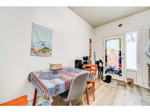 612 6 Street South, Lethbridge, AB - Indoor Photo Showing Dining Room With Fireplace