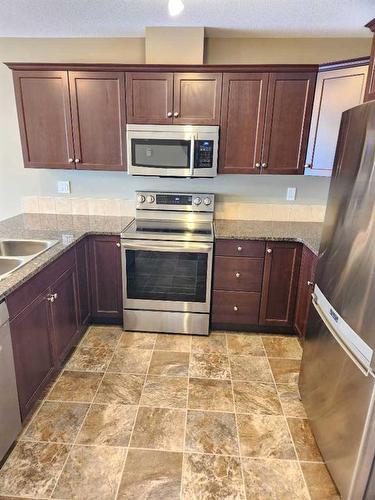 57-49 Keystone Terrace West, Lethbridge, AB - Indoor Photo Showing Kitchen With Stainless Steel Kitchen