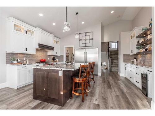 2505 Aspen Drive, Coaldale, AB - Indoor Photo Showing Kitchen With Upgraded Kitchen