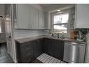 417 25 Street South, Lethbridge, AB  - Indoor Photo Showing Kitchen With Double Sink 