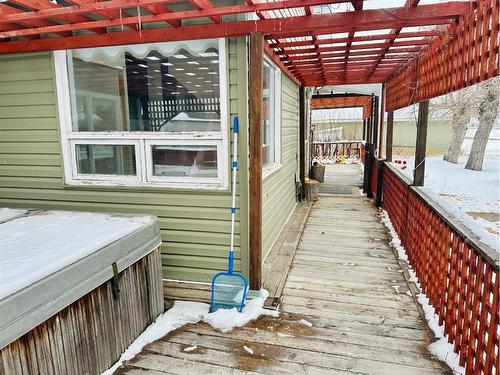 145 6 Street, Stirling, AB - Outdoor With Deck Patio Veranda With Exterior