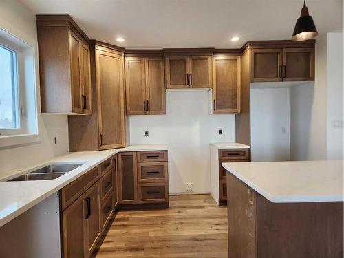 5404 44 A Street, Taber, AB - Indoor Photo Showing Kitchen With Double Sink