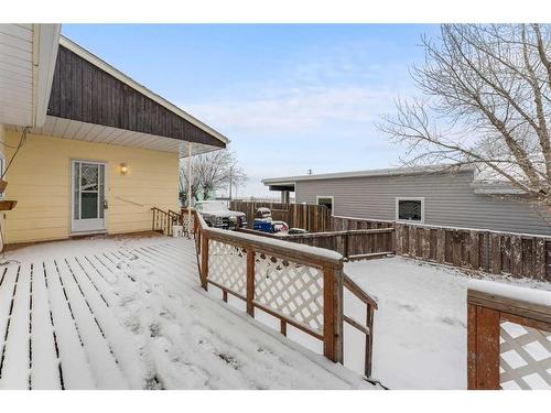 4913 51 Avenue, Stavely, AB - Outdoor With Deck Patio Veranda With Exterior