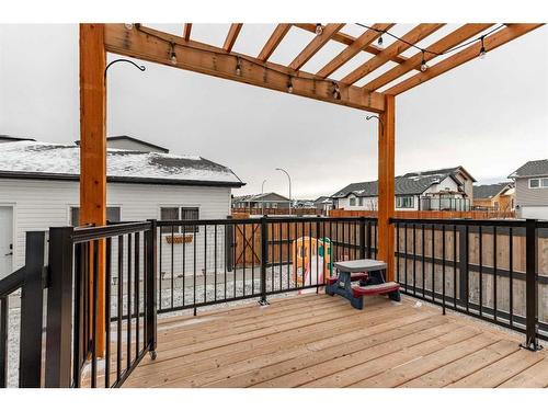 645 Aquitania Boulevard West, Lethbridge, AB - Outdoor With Deck Patio Veranda With Exterior