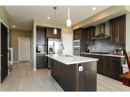 325 Rivergrove Chase West, Lethbridge, AB - Indoor Photo Showing Kitchen With Upgraded Kitchen