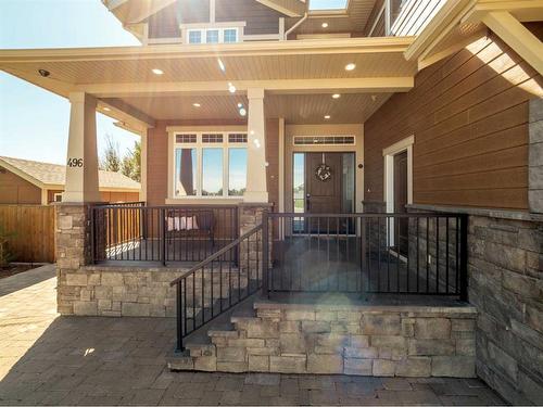 496 Arbourwood Terrace South, Lethbridge, AB - Outdoor With Deck Patio Veranda With Exterior