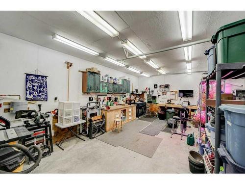 20803 24 Avenue, Bellevue, AB - Indoor Photo Showing Garage