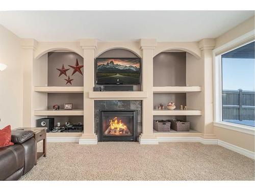 145 Sixmile Common South, Lethbridge, AB - Indoor With Fireplace