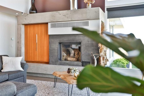 403 Meadow Lark Drive, Rural Lethbridge County, AB - Indoor With Fireplace