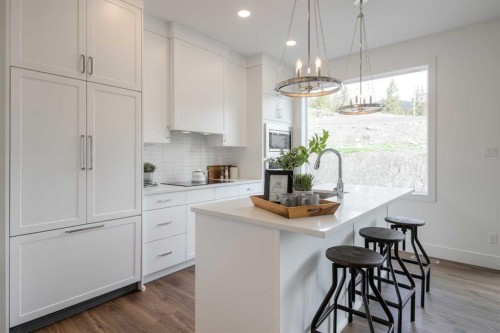8615 25 Avenue, Coleman, AB - Indoor Photo Showing Kitchen With Upgraded Kitchen