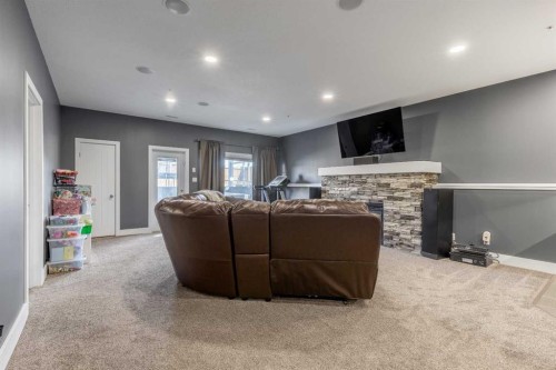 5401 43 Street, Taber, AB - Indoor With Fireplace