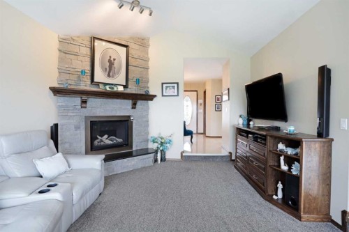 201076 Range Road 142, Rural Newell, County Of, AB - Indoor Photo Showing Living Room With Fireplace