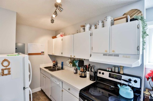 222-21 Berkeley Place West, Lethbridge, AB - Indoor Photo Showing Kitchen With Double Sink