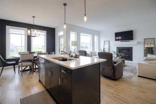 122 Greywolf Road North, Lethbridge, AB - Indoor With Fireplace