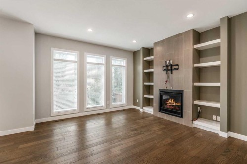 457 Westgate Crescent, Coaldale, AB - Indoor With Fireplace