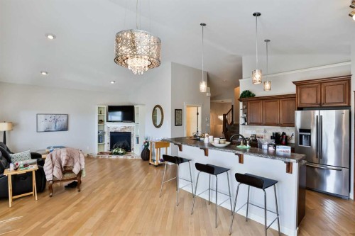 244 Sixmile Common South, Lethbridge, AB - Indoor Photo Showing Kitchen With Stainless Steel Kitchen With Upgraded Kitchen