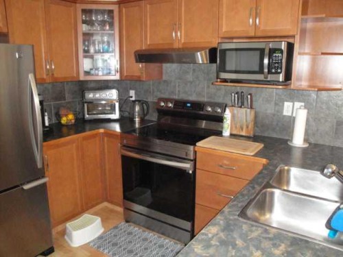 315 Lynx Crescent North, Lethbridge, AB - Indoor Photo Showing Kitchen With Double Sink