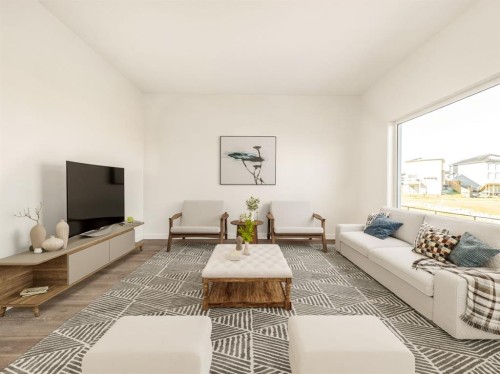 742 Violet Place West, Lethbridge, AB - Indoor Photo Showing Living Room