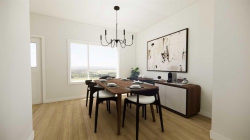 2705 16 Avenue, Coaldale, AB - Indoor Photo Showing Dining Room