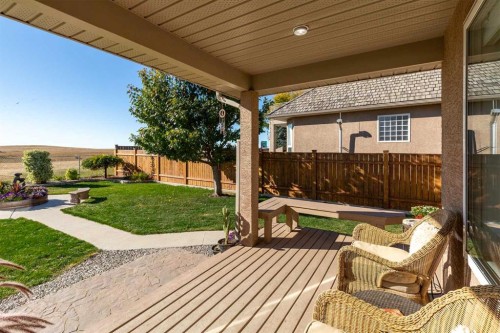 80 Canyon Boulevard West, Lethbridge, AB - Outdoor With Deck Patio Veranda With Exterior