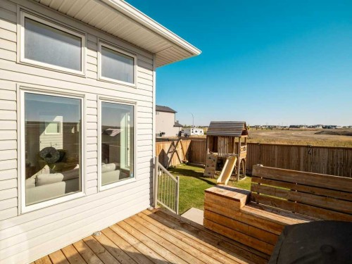 660 Aquitania Boulevard West, Lethbridge, AB - Outdoor With Deck Patio Veranda With Exterior