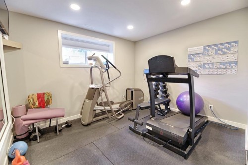 1000 Atlantic Lookout West, Lethbridge, AB - Indoor Photo Showing Gym Room