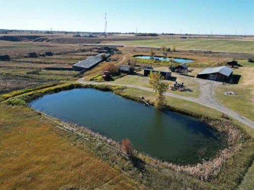221036 Twp Rd 9-1A Township, Rural Lethbridge County, AB - Outdoor With Body Of Water With View