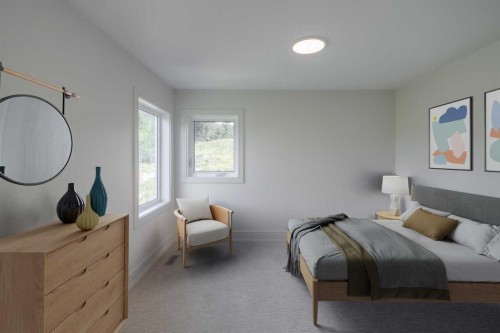 8603 25 Avenue, Coleman, AB - Indoor Photo Showing Bedroom