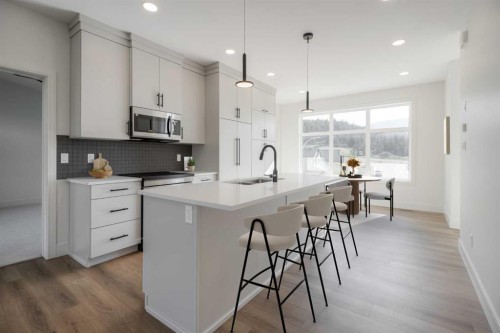 8603 25 Avenue, Coleman, AB - Indoor Photo Showing Kitchen With Upgraded Kitchen