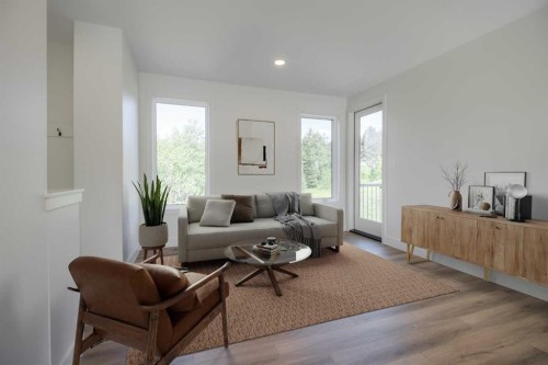 8603 25 Avenue, Coleman, AB - Indoor Photo Showing Living Room