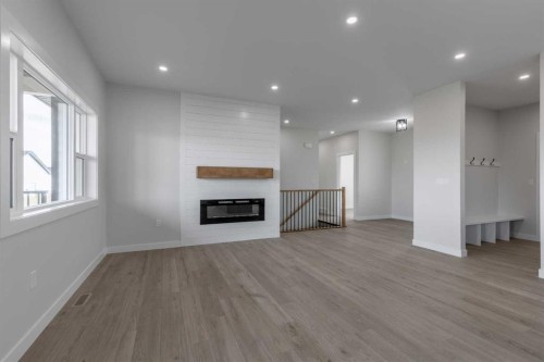 277 E 1 Avenue North, Magrath, AB - Indoor With Fireplace