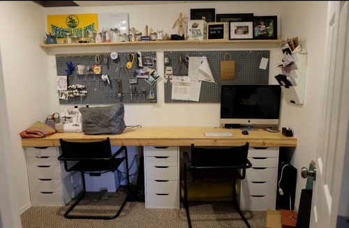 222041 Rge Rd 52, Magrath, AB - Indoor Photo Showing Office