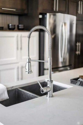 29 Peigan Court West, Lethbridge, AB - Indoor Photo Showing Kitchen With Double Sink