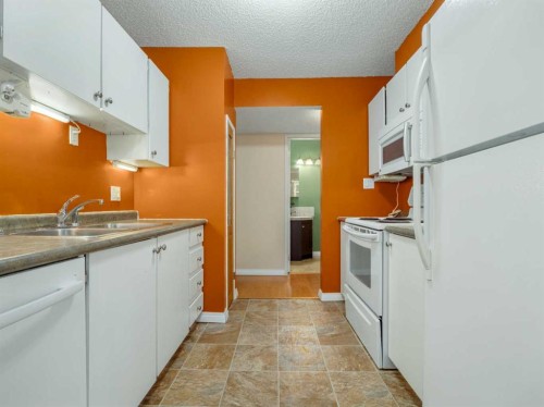 302-65 Temple Boulevard West, Lethbridge, AB - Indoor Photo Showing Kitchen With Double Sink