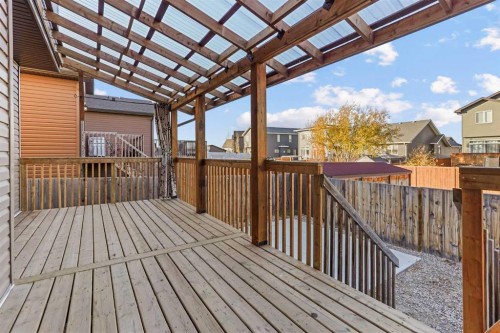 547 Blackwolf Boulevard North, Lethbridge, AB - Outdoor With Deck Patio Veranda With Exterior