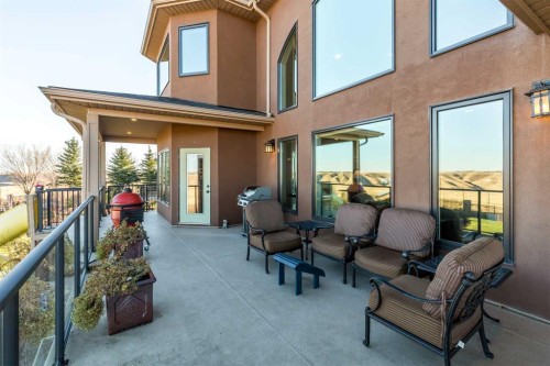 124 Canyoncrest Point West, Lethbridge, AB - Outdoor With Deck Patio Veranda With Exterior