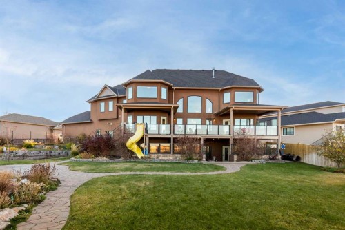 124 Canyoncrest Point West, Lethbridge, AB - Outdoor With Deck Patio Veranda