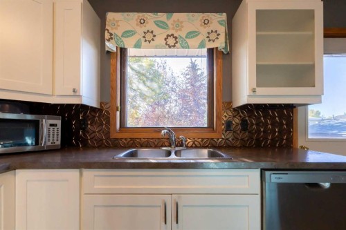 897 Red Crow Boulevard West, Lethbridge, AB - Indoor Photo Showing Kitchen With Double Sink