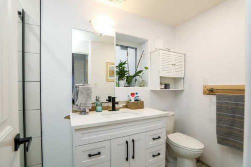 4817 7 Street, Coalhurst, AB - Indoor Photo Showing Bathroom